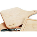Wood Cutting Board w/ Paddle Handle (12"x8"x3/4")